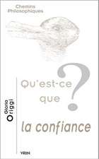 Qu'est-Ce Que La Confiance?