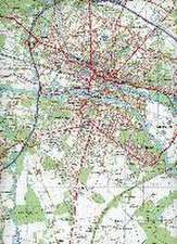 Vierzon Mennetou sur Cher 1 : 25 000 Carte Topographique Serie Bleue Itineraires de Randonnee