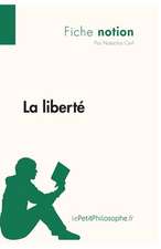 La liberté (Fiche notion)