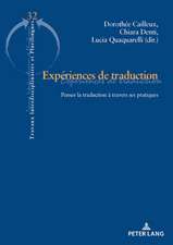 EXPERIENCES TRADUCTION PENSER LA TRADP