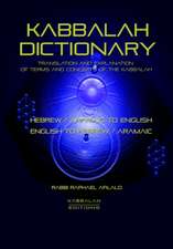 Kabbalah Dictionary