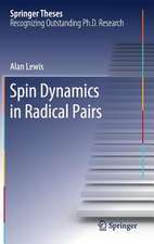 Spin Dynamics in Radical Pairs