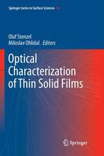 Optical Characterization of Thin Solid Films