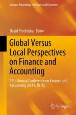 Global Versus Local Perspectives on Finance and Accounting