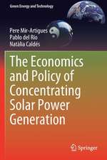 The Economics and Policy of Concentrating Solar Power Generation