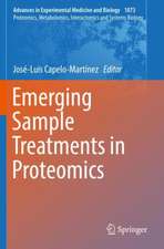 Emerging Sample Treatments in Proteomics