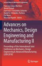 Advances on Mechanics, Design Engineering and Manufacturing II: Proceedings of the International Joint Conference on Mechanics, Design Engineering & Advanced Manufacturing (JCM 2018)