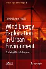 Wind Energy Exploitation in Urban Environment: TUrbWind 2018 Colloquium