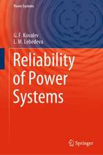 Reliability of Power Systems