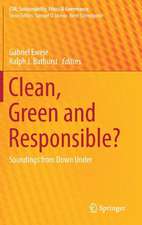 Clean, Green and Responsible?: Soundings from Down Under