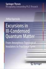 Excursions in Ill-Condensed Quantum Matter: From Amorphous Topological Insulators to Fractional Spins