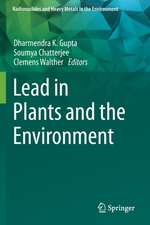 Lead in Plants and the Environment