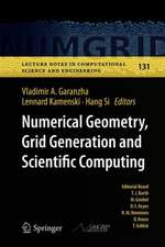 Numerical Geometry, Grid Generation and Scientific Computing: Proceedings of the 9th International Conference, NUMGRID 2018 / Voronoi 150, Celebrating the 150th Anniversary of G.F. Voronoi, Moscow, Russia, December 2018