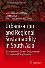 Urbanization and Regional Sustainability in South Asia: Socio-economic Drivers, Environmental Pressures and Policy Responses