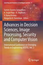 Advances in Decision Sciences, Image Processing, Security and Computer Vision: International Conference on Emerging Trends in Engineering (ICETE), Vol. 2