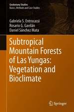 Subtropical Mountain Forests of Las Yungas: Vegetation and Bioclimate