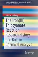 The Iron(III) Thiocyanate Reaction: Research History and Role in Chemical Analysis