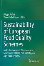 Sustainability of European Food Quality Schemes: Multi-Performance, Structure, and Governance of PDO, PGI, and Organic Agri-Food Systems