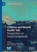 Children and Mental Health Talk: Perspectives on Social Competence