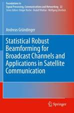 Statistical Robust Beamforming for Broadcast Channels and Applications in Satellite Communication