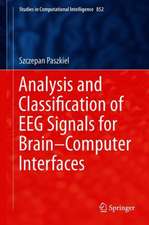 Analysis and Classification of EEG Signals for Brain–Computer Interfaces