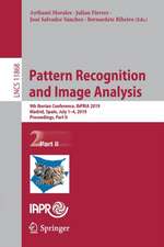 Pattern Recognition and Image Analysis: 9th Iberian Conference, IbPRIA 2019, Madrid, Spain, July 1–4, 2019, Proceedings, Part II