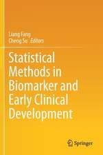 Statistical Methods in Biomarker and Early Clinical Development