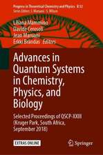 Advances in Quantum Systems in Chemistry, Physics, and Biology: Selected Proceedings of QSCP-XXIII (Kruger Park, South Africa, September 2018)