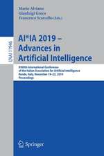 AI*IA 2019 – Advances in Artificial Intelligence: XVIIIth International Conference of the Italian Association for Artificial Intelligence, Rende, Italy, November 19–22, 2019, Proceedings