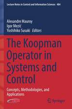 The Koopman Operator in Systems and Control