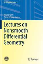 Lectures on Nonsmooth Differential Geometry