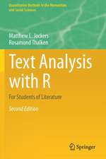 Text Analysis with R: For Students of Literature