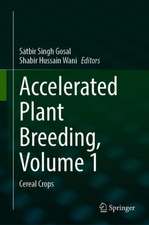 Accelerated Plant Breeding, Volume 1: Cereal Crops