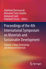 Proceedings of the 4th International Symposium on Materials and Sustainable Development: Volume 1: Nano Technology and Advanced Materials