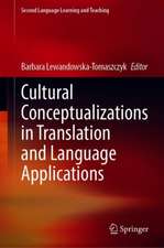 Cultural Conceptualizations in Translation and Language Applications