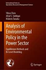 Analysis of Environmental Policy in the Power Sector: Equilibrium Methods and Bi-Level Modeling