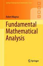 Fundamental Mathematical Analysis