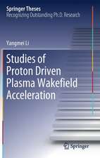 Studies of Proton Driven Plasma Wakeﬁeld Acceleration