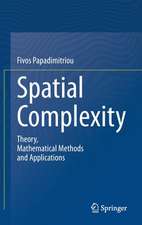 Spatial Complexity: Theory, Mathematical Methods and Applications