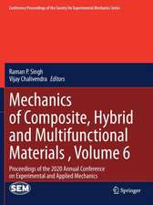 Mechanics of Composite, Hybrid and Multifunctional Materials , Volume 6: Proceedings of the 2020 Annual Conference on Experimental and Applied Mechanics 