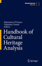 Handbook of Cultural Heritage Analysis