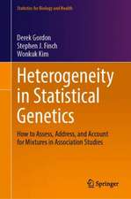 Heterogeneity in Statistical Genetics