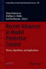 Recent Advances in Model Predictive Control: Theory, Algorithms, and Applications