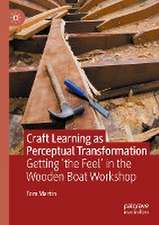 Craft Learning as Perceptual Transformation: Getting ‘the Feel’ in the Wooden Boat Workshop