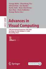 Advances in Visual Computing: 15th International Symposium, ISVC 2020, San Diego, CA, USA, October 5–7, 2020, Proceedings, Part I