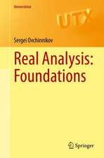 Real Analysis: Foundations