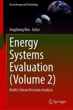 Energy Systems Evaluation (Volume 2)