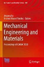 Mechanical Engineering and Materials: Proceedings of ICMEM 2020