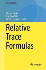 Relative Trace Formulas