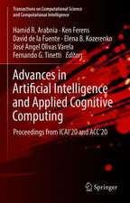 Advances in Artificial Intelligence and Applied Cognitive Computing: Proceedings from ICAI’20 and ACC’20